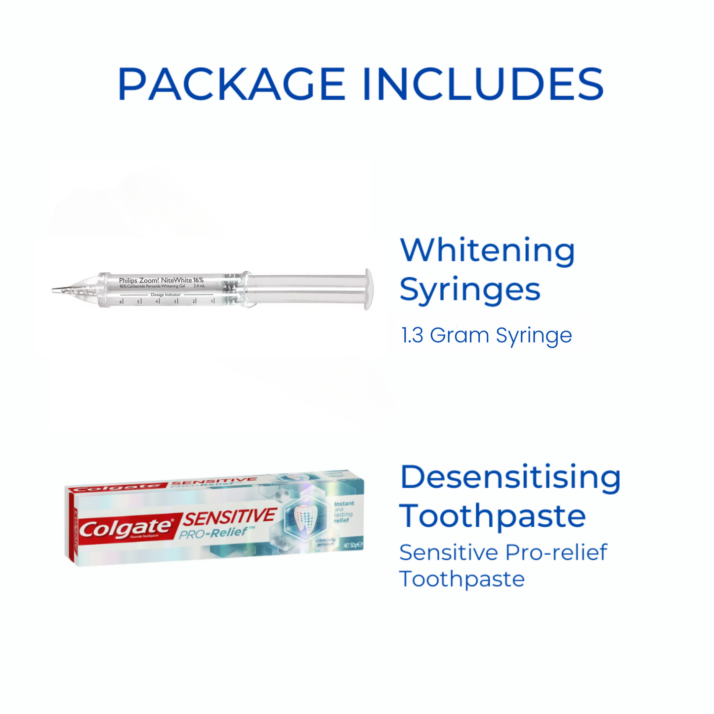 Zoom NiteWhite 16% Carbamide Peroxide 3x 2.4ml Home Teeth Whitening Gel and 3x trays