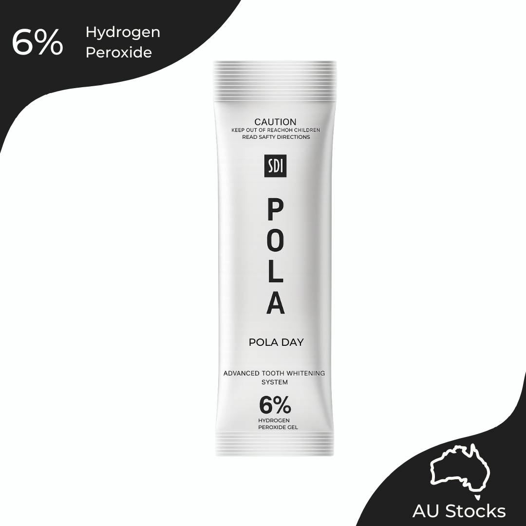 Pola Day 6% Hydrogen Peroxide Teeth Whitening Bleaching Gel 3gramx1 | Shade Guide and Instructions