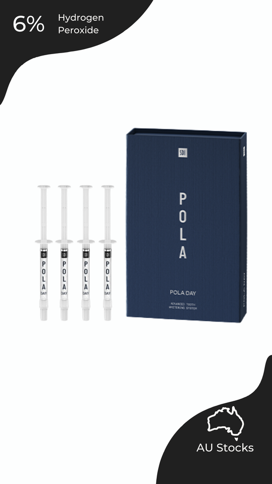 6% Hydrogen Peroxide 4 x 1.3gram Whitening Gel Syringe Kit